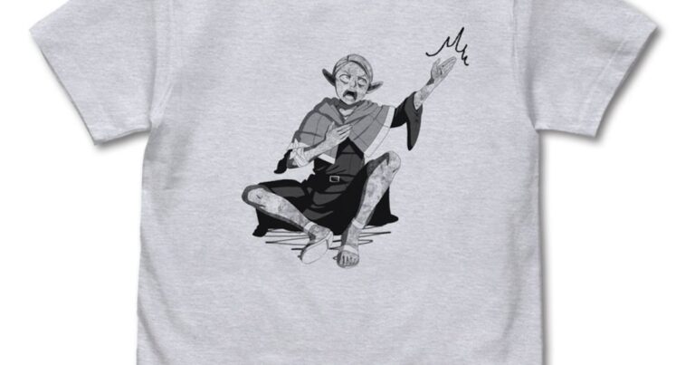 「ダンジョン飯」マルシルの石化Tシャツ登場！