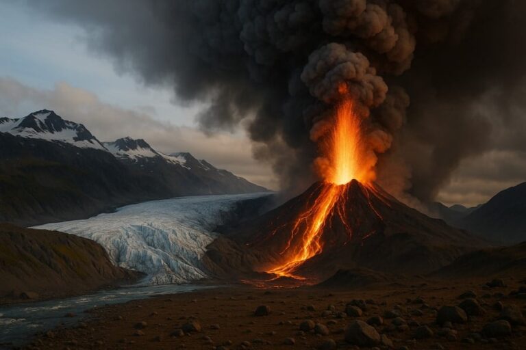 「氷河融解が火山リスク急増中！」