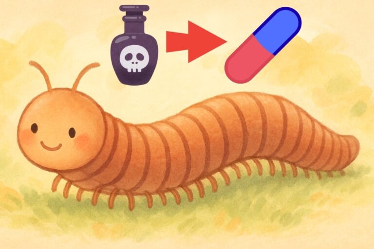 「ヤスデ毒、アリを混乱＆人間救う可能性！」