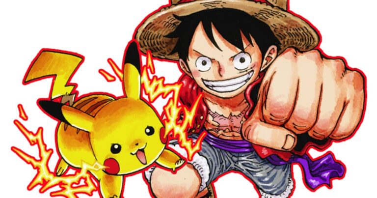 「尾田栄一郎がルフィとピカチュウ描く！」