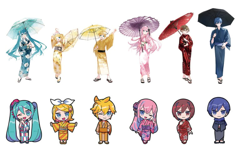 「浴衣姿の初音ミク登場！2025夏フェア開催」