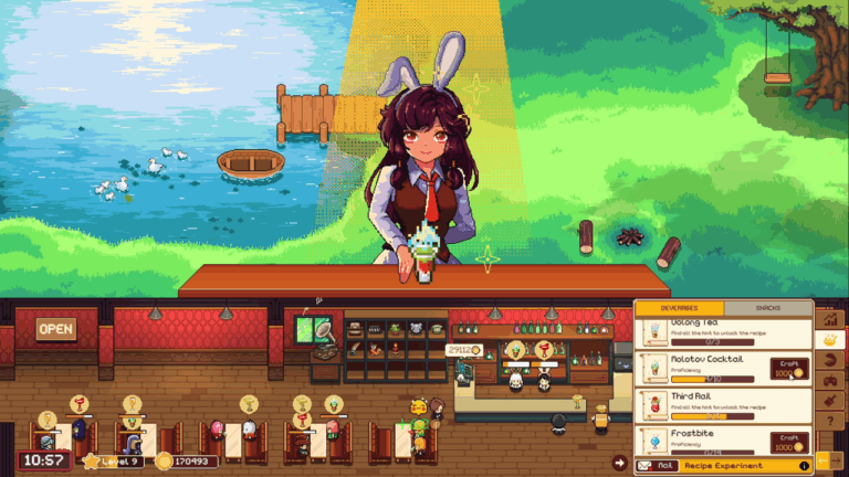 「Lakeside Bar」7月31日Steam登場！リラックスバー経営シミュレーション♪