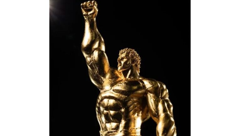 「北斗の拳」ラオウ金箔フィギュア予約開始！27万2800円！