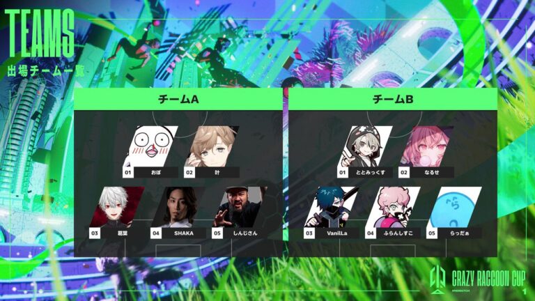 CRカップ『Rematch』7月6日！葛葉ら出場の無法サッカー！