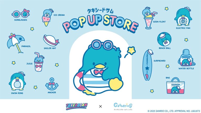 「タキシードサムPOP UP登場！可愛い限定商品満載」