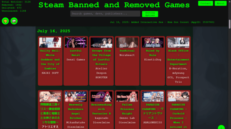 「Steamから消えたゲーム一覧！話題のリスト」