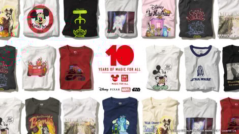ユニクロとディズニーの「MAGIC FOR ALL」復刻アイテム展開