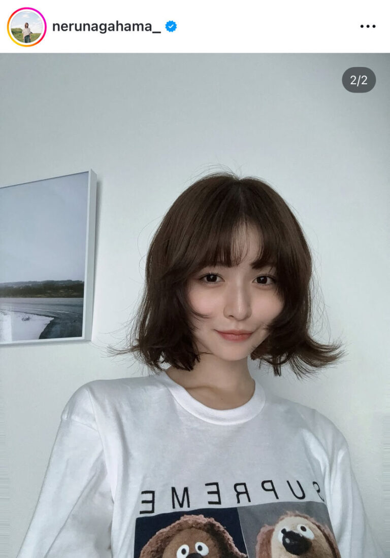 長濱ねる、ボブヘアで可愛さ爆発！ネット沸騰！