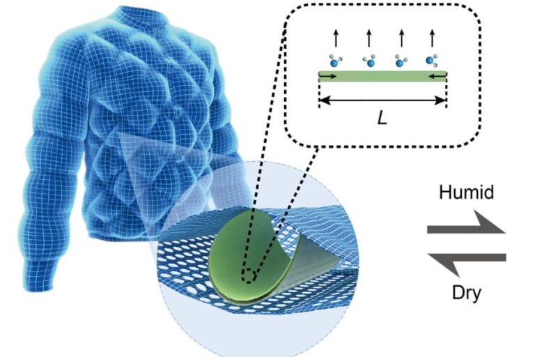 「自動涼感ジャケット、快適体温調整！」