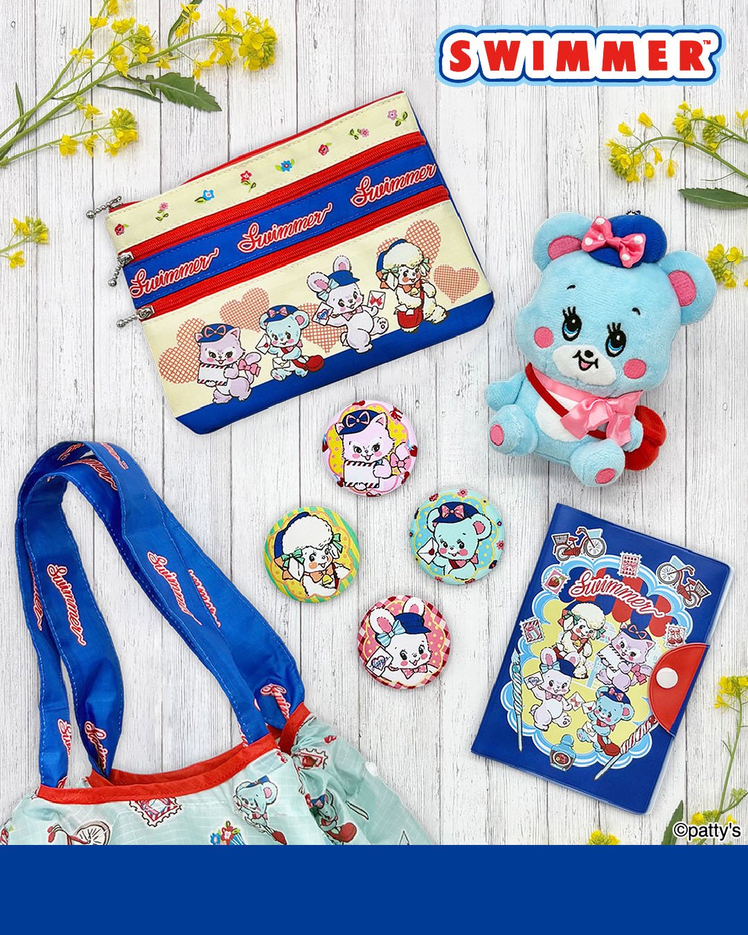 「SWIMMER×郵便局」コラボグッズ