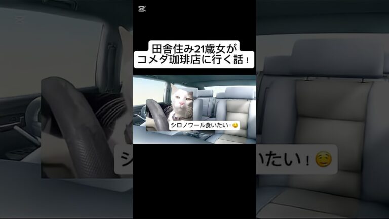 田舎住み21歳女がポケモンコラボ中のコメダ珈琲店に行く話！#shorts