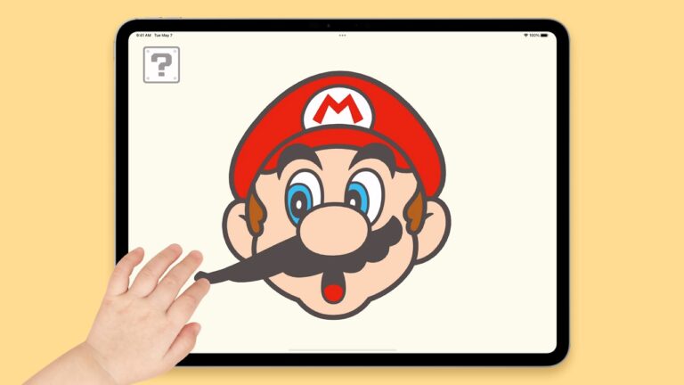 「かおマリオ」登場！顔を引っ張って遊ぼう！