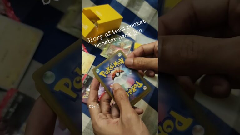 POKEMON GLORY OF TEAM ROCKET JAPAN PACK, BOOSTER PACK #pokemon #boosterpack #pokemontcg #tcgpokemon