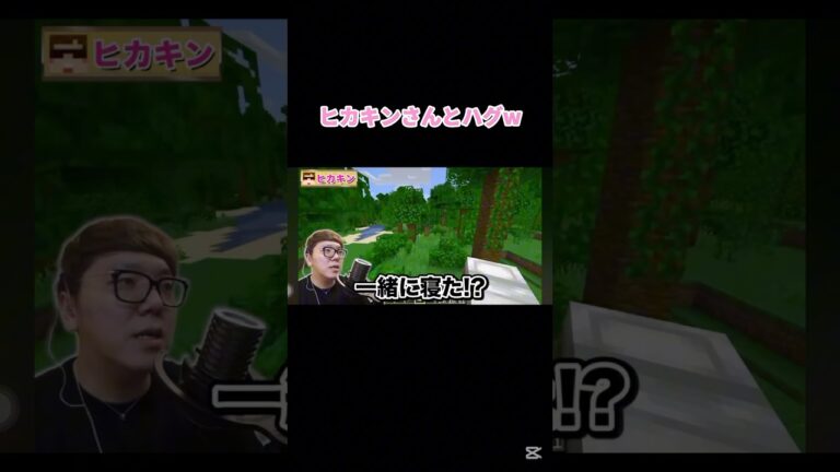 ヒカキンさんとハグw #ヒカキンさん #からぴち