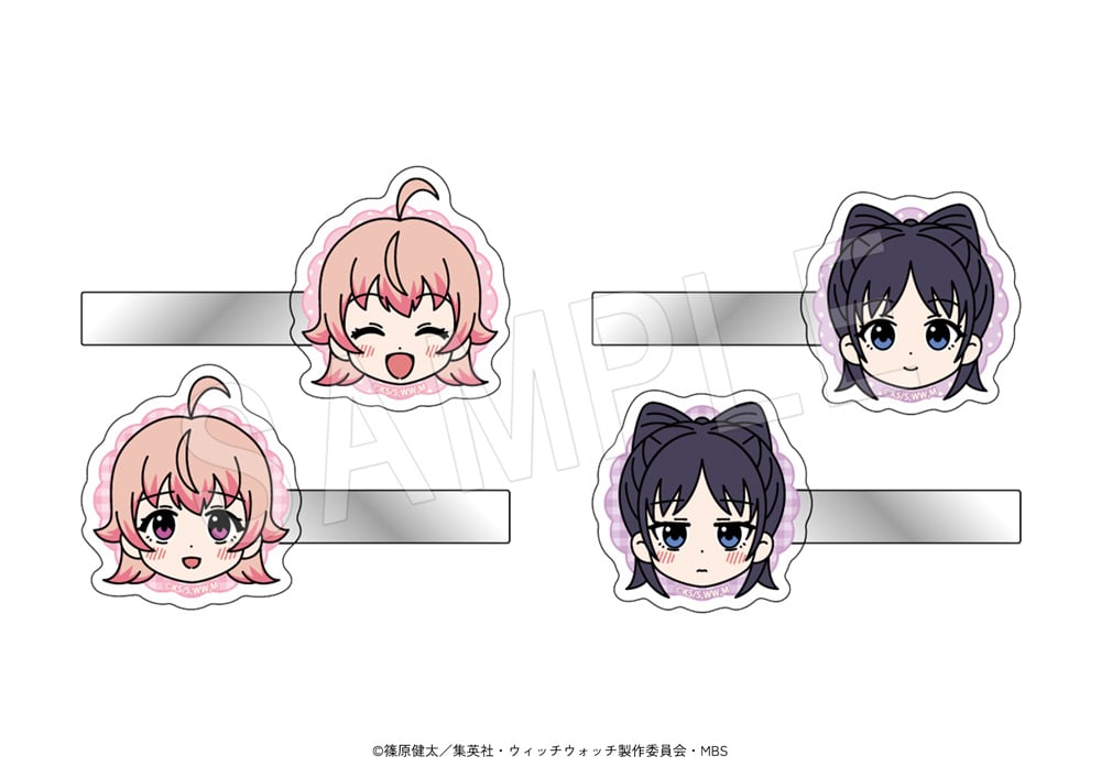 ヘアアクリルクリップセット