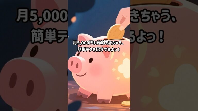 「スーパーで月5,000円節約術！」