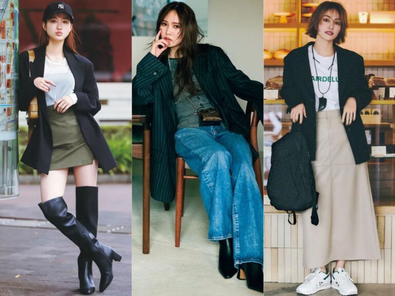 「黒ジャケットで魅せる！レディースコーデ29選」