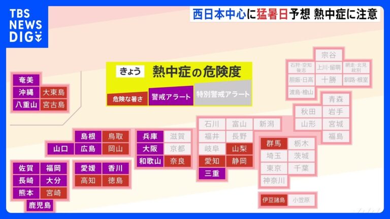 猛暑日到来！日田市37℃、熱中症警戒アラート発表
