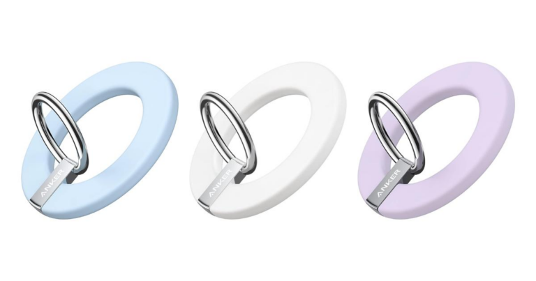 Ankerの磁石スマホリングで快適入力！