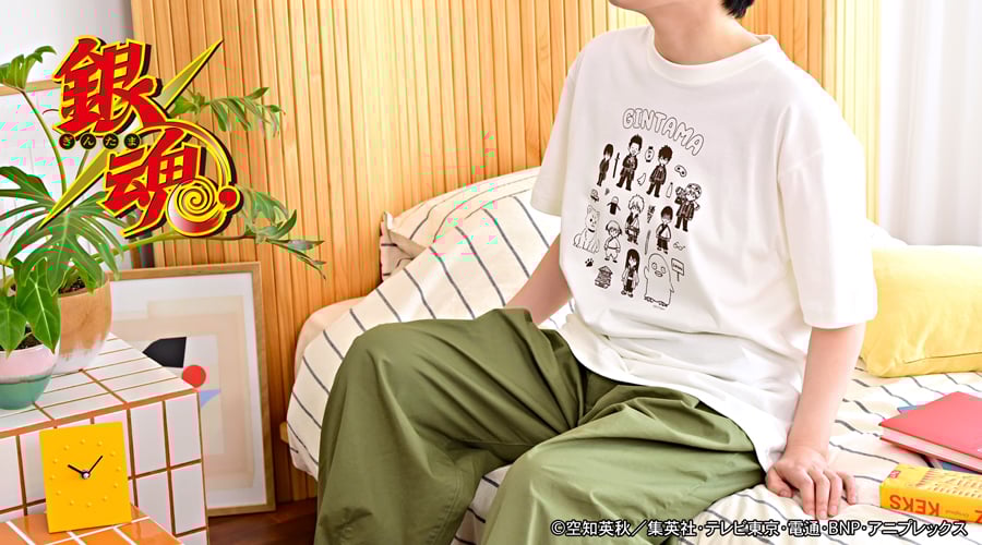 「銀魂×ビィズニィズ」クルーネックTシャツ