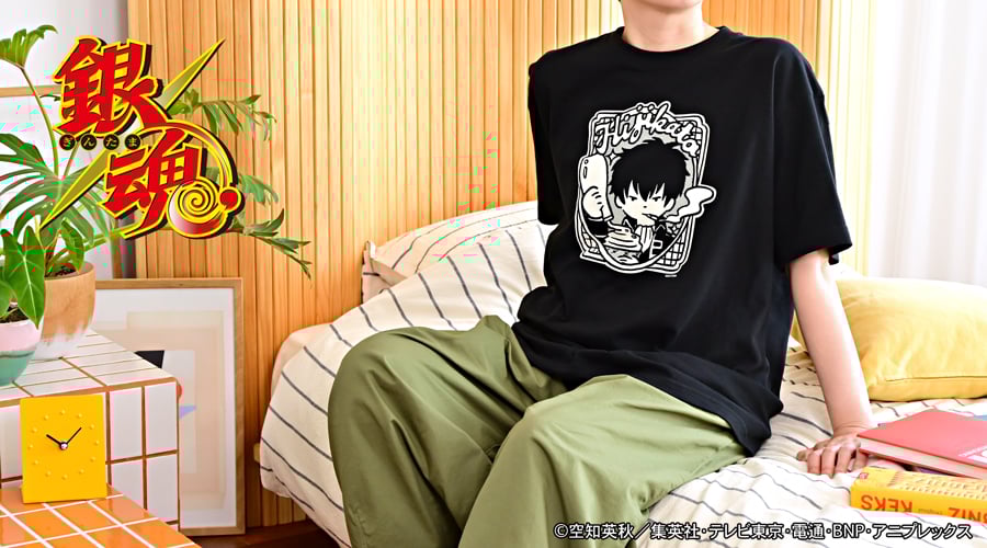「銀魂×ビィズニィズ」クルーネックTシャツ