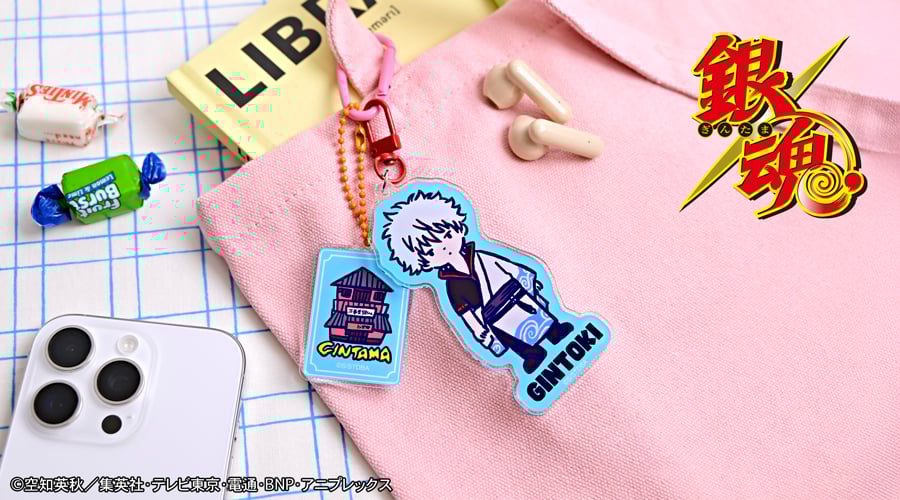 「銀魂×ビィズニィズ」デタッチャブルアクリルキーホルダー