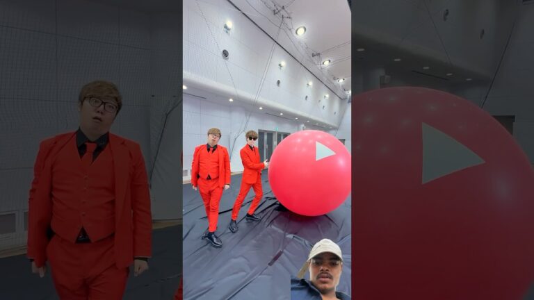 Continuous balloon popping #challenge #funny #balloon #comedy #セイキン #seikin #ヒカキン #hikakin #comedy