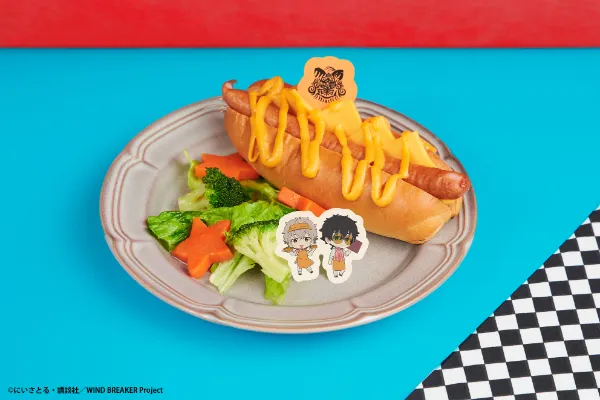 獅子頭連チーズホットドッグ