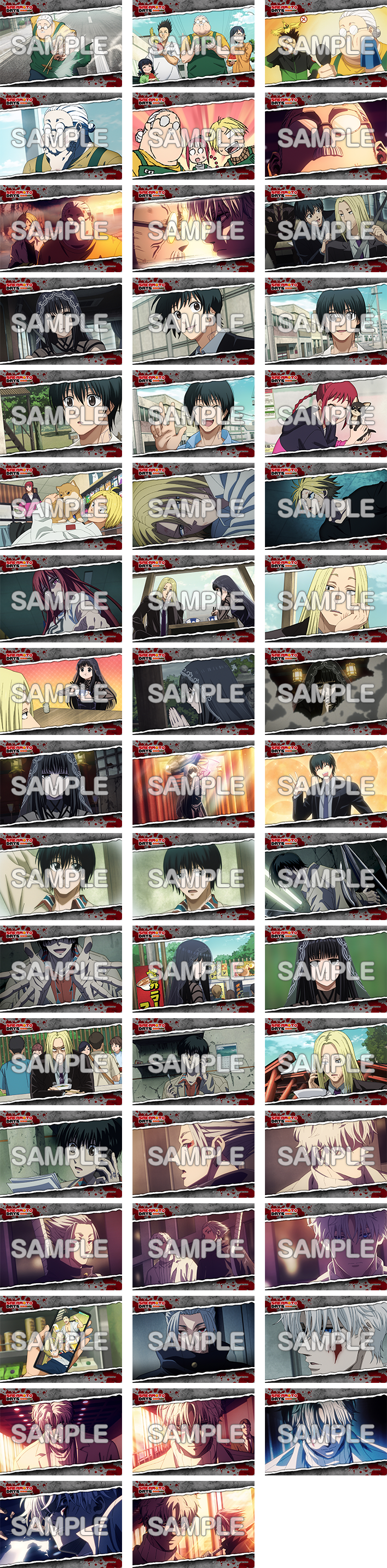 「SAKAMOTO DAYS×ローソン」コラボキャンペーン 場面写ブロマイド