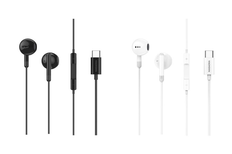 「ナガオカ、USB-C内蔵イヤホン新発売！」