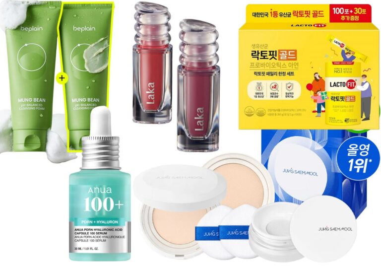 売れ筋韓国コスメTOP5をチェック！【オリーブヤング】