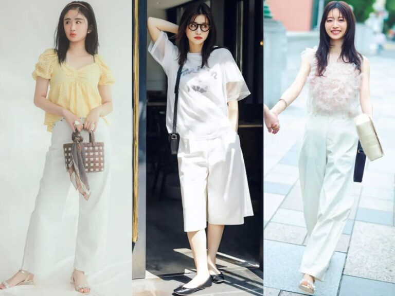 「白パンツコーデ47選！トレンドデザイン特集」