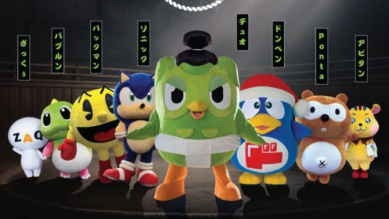 「新宿でマスコット大激突！デュオ相撲大会」