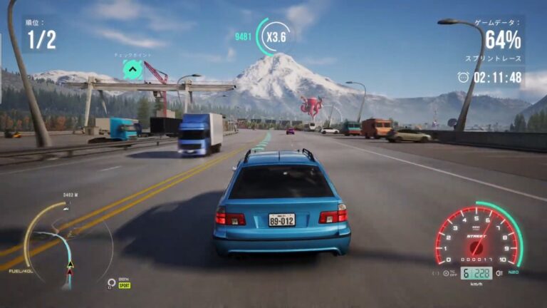 「和風オープンワールドで自由自在なカーライフ！」