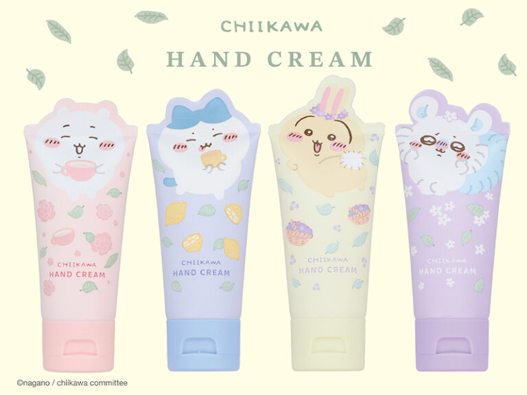 【注目コラボ!!】チューブのTOPがキュートな「ダイカットコスメシリーズ」が登場✨粧美堂より、ちいかわのハンドクリーム・リップトリートメント発売🐻‍❄️🧴🎀