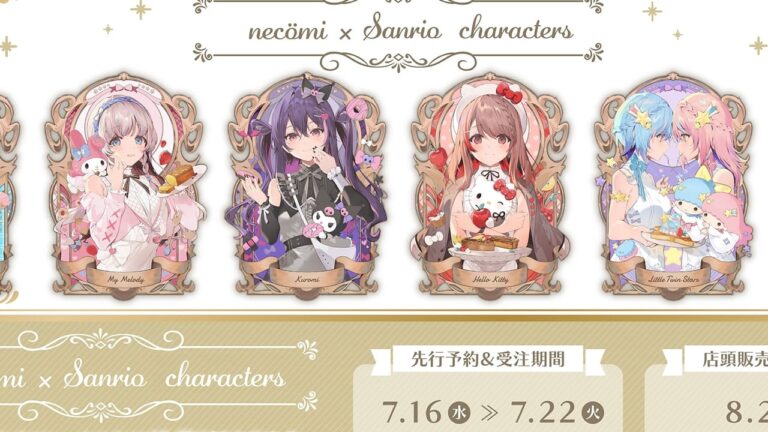 「necömi×サンリオ」コラボ！ホログラム＆アクリル新発売！