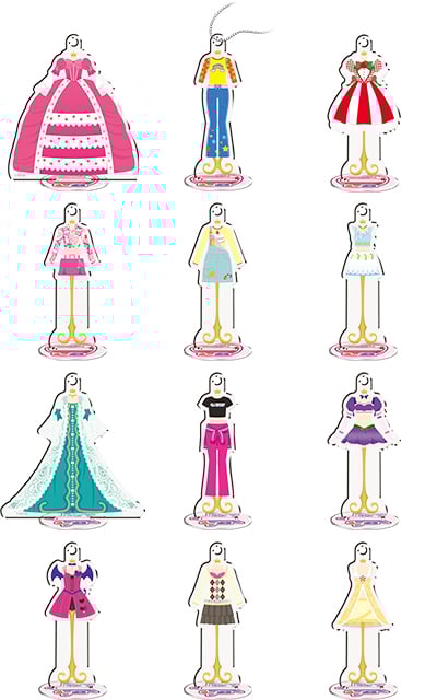 C賞：ドレスアップ♪アクスタキーチェーン