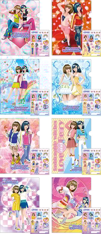 E賞：いつもいっしょ♪クリアファイル and ステッカーセット