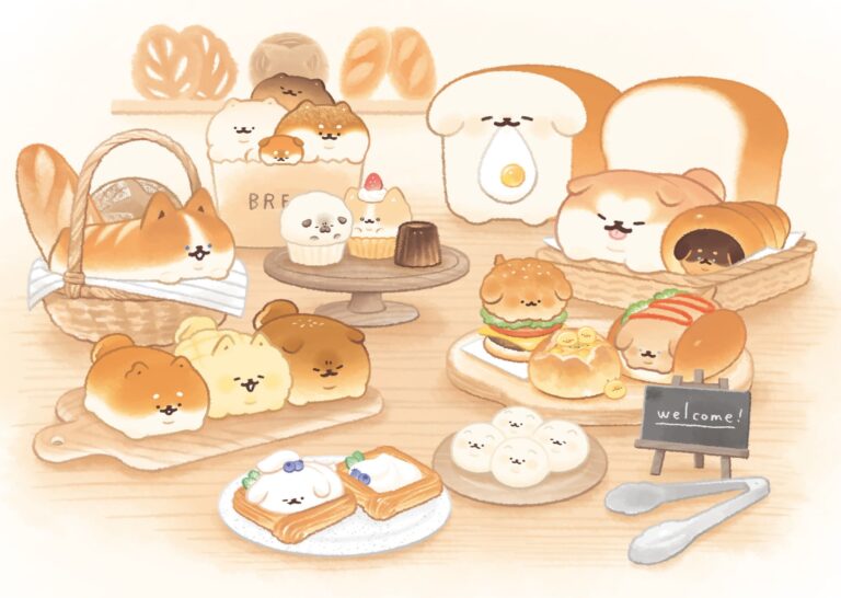 「かわいいパン犬たちのダイアリー登場！」
