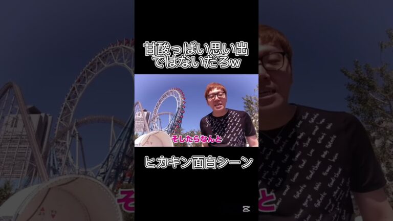 HIKAKINの甘酸っぱい思い出#ヒカキン #ヒカマニ #遊園地#話#shorts #short