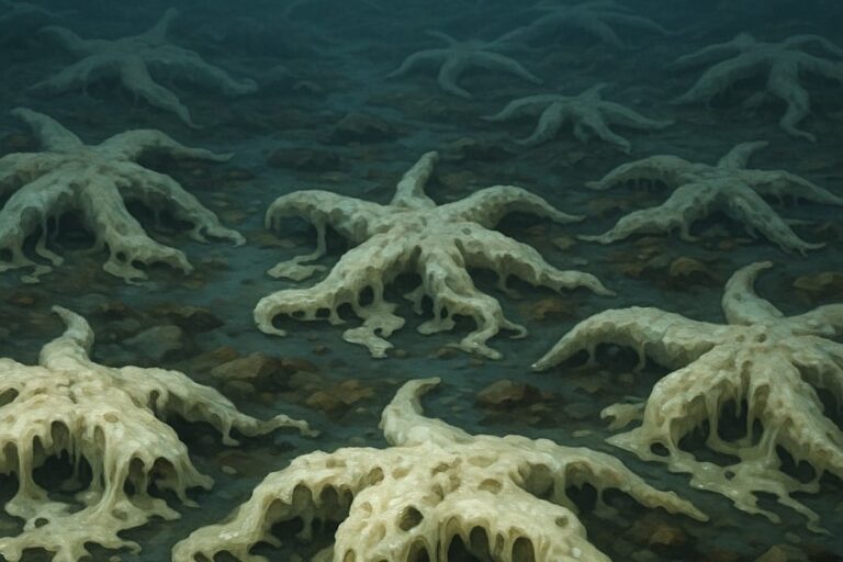 「腕とれ体溶ける病、数十億ヒトデ死す！犯人ついに判明」