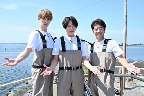 5日放送『黄金のワンスプーン！』に出演する（左から）ジェシー、宮舘涼太、後藤輝基 （C）TBS