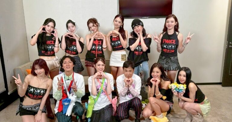 ナインティナイン、TWICE東京ドームに潜入！松村沙友理と対面も♪