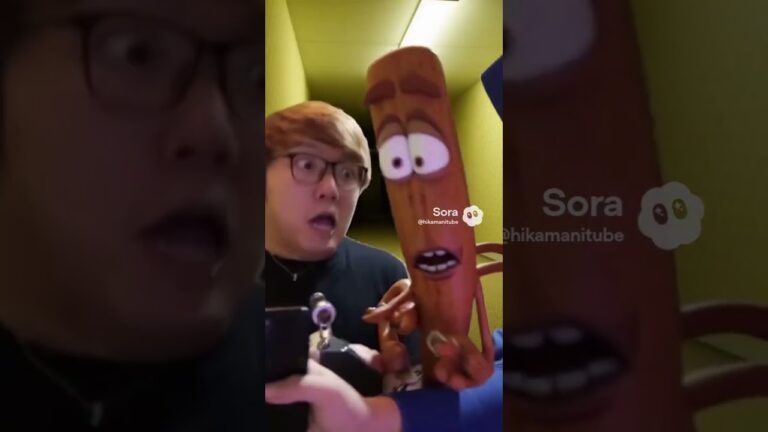 バックルームズでエンティティと遭遇するトゥントゥンとヒカキンさん#ヒカマニ #バックルーム #伸びろ #トゥントゥントゥンサフール #ブレインロット #ヒカキン